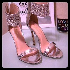 Silver heels